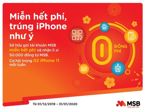 Giao dịch dễ dàng, nhận ngàn ưu đãi với gói tài khoản MSB - Ảnh 1. Giao dịch dễ dàng, nhận ngàn ưu đãi với gói tài khoản MSB - Ảnh 1.