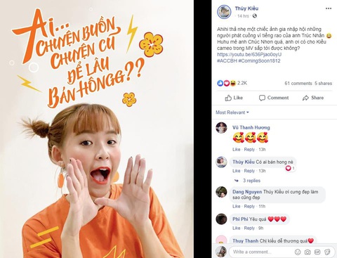 Hàng loạt gương mặt hot háo hức với sự trở lại của Trúc Nhân - Ảnh 10. Hàng loạt gương mặt hot háo hức với sự trở lại của Trúc Nhân - Ảnh 10.