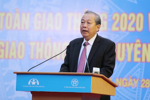 Ra quân Năm an toàn giao thông 2020: Đã uống rượu bia - không lái xe - Ảnh 1. Ra quân Năm an toàn giao thông 2020: Đã uống rượu bia - không lái xe - Ảnh 1.
