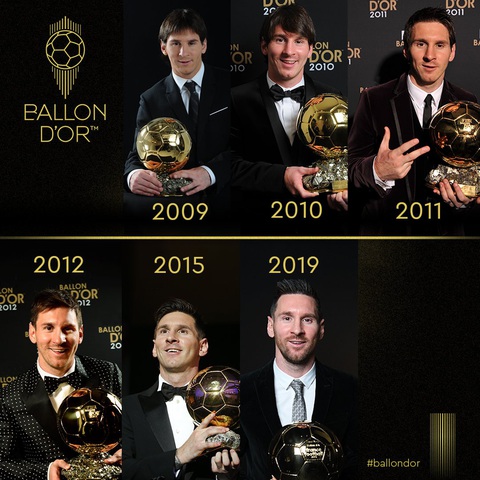 Đánh bại Van Dijk, Messi lập kỷ lục giành 6 Quả bóng vàng - Ảnh 2. Đánh bại Van Dijk, Messi lập kỷ lục giành 6 Quả bóng vàng - Ảnh 2.