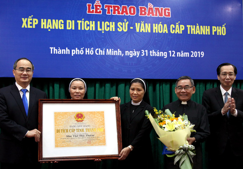 Ngắm hai công trình Công giáo cổ ở Thủ Thiêm vừa được công nhận di tích - Ảnh 1. Ngắm hai công trình Công giáo cổ ở Thủ Thiêm vừa được công nhận di tích - Ảnh 1.