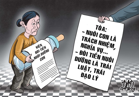 Mẹ nuôi kiện con đòi... tiền công nuôi dưỡng - Ảnh 1. Mẹ nuôi kiện con đòi... tiền công nuôi dưỡng - Ảnh 1.