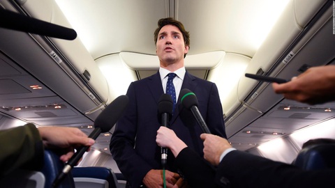 Thủ tướng Canada Justin Trudeau liên tiếp gặp xui với chuyên cơ - Ảnh 1. Thủ tướng Canada Justin Trudeau liên tiếp gặp xui với chuyên cơ - Ảnh 1.