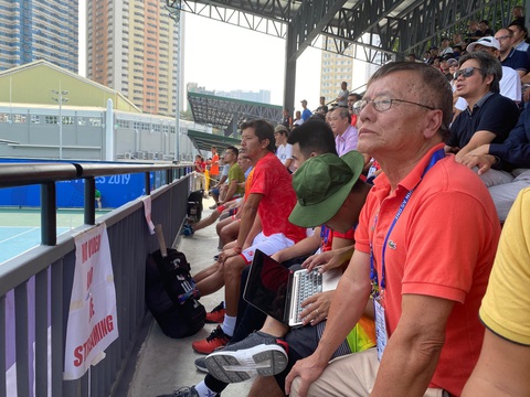 Đánh bại Daniel Nguyễn, Hoàng Nam đoạt huy chương vàng đơn nam quần vợt SEA Games 2019 - Ảnh 5. Đánh bại Daniel Nguyễn, Hoàng Nam đoạt huy chương vàng đơn nam quần vợt SEA Games 2019 - Ảnh 5.