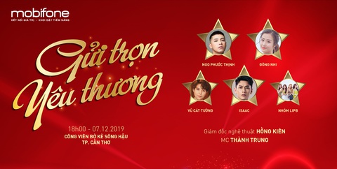Noo Phước Thịnh, Đông Nhi, Isaac... quẩy ở Cần Thơ ủng hộ U22 Việt Nam - Ảnh 1. Noo Phước Thịnh, Đông Nhi, Isaac... quẩy ở Cần Thơ ủng hộ U22 Việt Nam - Ảnh 1.