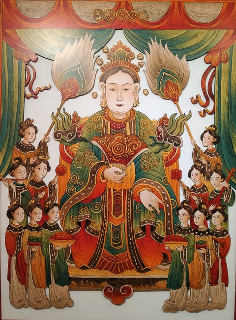 Ngắm Bà Trưng, Bà Triệu, tố nữ mắt to tròn, mặt V-line trong tranh Xuân Lam - Ảnh 7. Ngắm Bà Trưng, Bà Triệu, tố nữ mắt to tròn, mặt V-line trong tranh Xuân Lam - Ảnh 7.