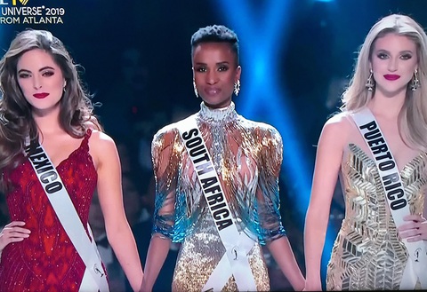 Người đẹp Nam Phi Zozibini Tunzi giành vương miện Miss Universe 2019 - Ảnh 10. Người đẹp Nam Phi Zozibini Tunzi giành vương miện Miss Universe 2019 - Ảnh 10.