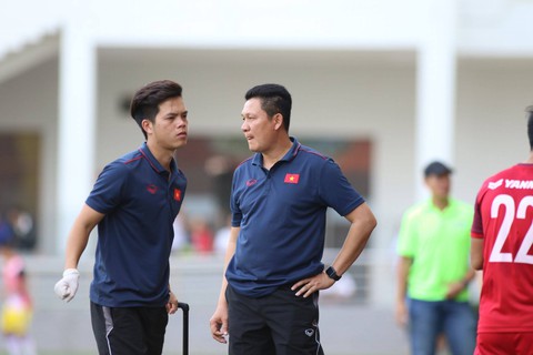 U-22 VN hòa CLB Sài Gòn 1-1 trước khi dự Giải U-22 Đông Nam Á 2019 - Ảnh 2. U-22 VN hòa CLB Sài Gòn 1-1 trước khi dự Giải U-22 Đông Nam Á 2019 - Ảnh 2.