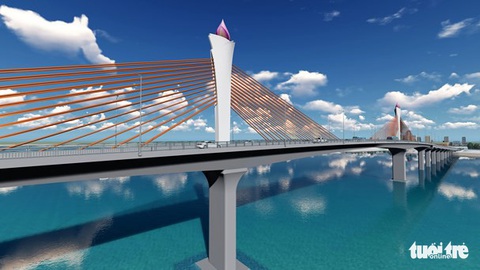 Khởi công cầu Cửa Hội bắc qua sông Lam nối Nghệ An với Hà Tĩnh - Ảnh 1. Khởi công cầu Cửa Hội bắc qua sông Lam nối Nghệ An với Hà Tĩnh - Ảnh 1.