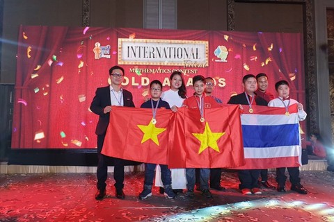 Học sinh Hà Nội giành huy chương vàng Tìm kiếm tài năng toán học quốc tế 2019 - Ảnh 1. Học sinh Hà Nội giành huy chương vàng Tìm kiếm tài năng toán học quốc tế 2019 - Ảnh 1.