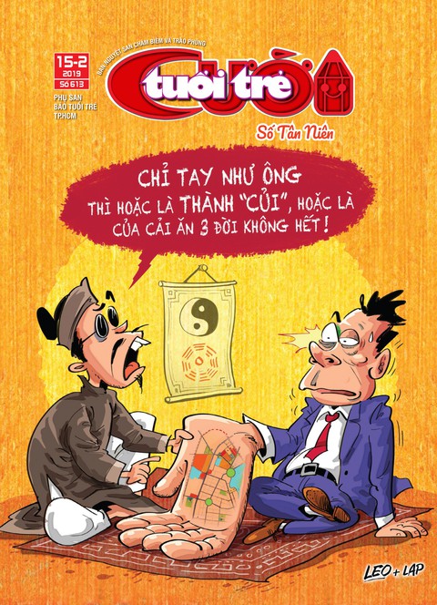 Tuổi Trẻ Cười số tân niên: Quẻ bói diệu kỳ! - Ảnh 1. Tuổi Trẻ Cười số tân niên: Quẻ bói diệu kỳ! - Ảnh 1.