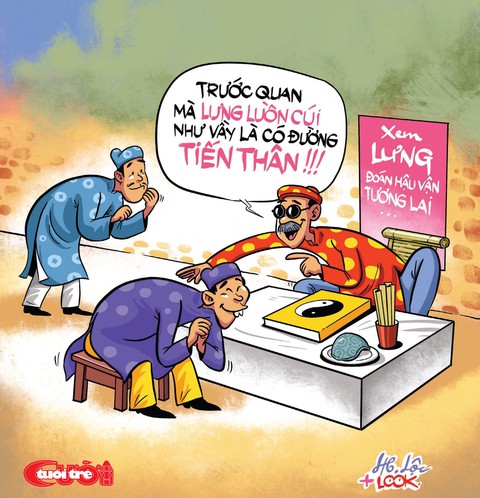 Tuổi Trẻ Cười số tân niên: Quẻ bói diệu kỳ! - Ảnh 2. Tuổi Trẻ Cười số tân niên: Quẻ bói diệu kỳ! - Ảnh 2.