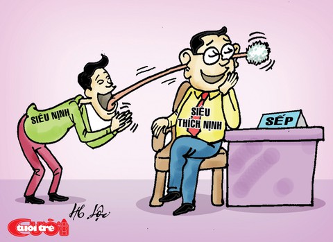 Chùm tranh biếm họa Siêu nịnh - Ảnh 4. Chùm tranh biếm họa Siêu nịnh - Ảnh 4.