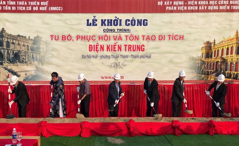 Khởi công khôi phục điện Kiến Trung chỉ còn móng trong Tử Cấm Thành - Ảnh 2. Khởi công khôi phục điện Kiến Trung chỉ còn móng trong Tử Cấm Thành - Ảnh 2.
