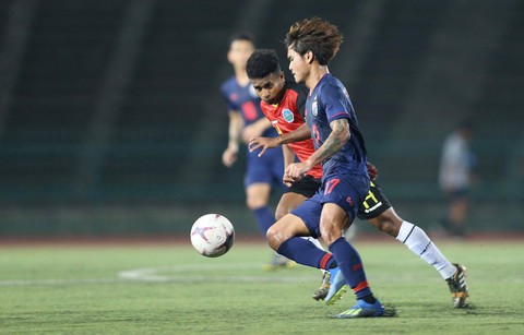 U-22 Thái Lan thắng sát nút Đông Timor, tạm xếp dưới Việt Nam - Ảnh 1. U-22 Thái Lan thắng sát nút Đông Timor, tạm xếp dưới Việt Nam - Ảnh 1.