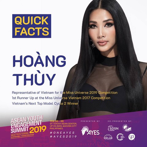 Hoàng Thùy làm diễn giả tại Hội nghị Liên kết thanh niên Đông Nam Á - Ảnh 1. Hoàng Thùy làm diễn giả tại Hội nghị Liên kết thanh niên Đông Nam Á - Ảnh 1.