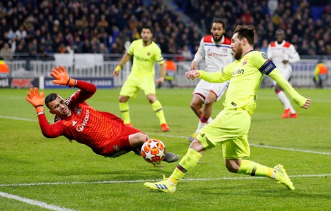 Lyon kiên cường cầm chân Barcelona - Ảnh 1. Lyon kiên cường cầm chân Barcelona - Ảnh 1.
