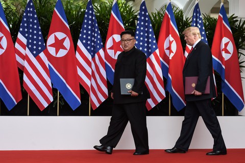 Ông Trump muốn Triều Tiên phi hạt nhân hóa, nhưng không sốt ruột - Ảnh 1. Ông Trump muốn Triều Tiên phi hạt nhân hóa, nhưng không sốt ruột - Ảnh 1.