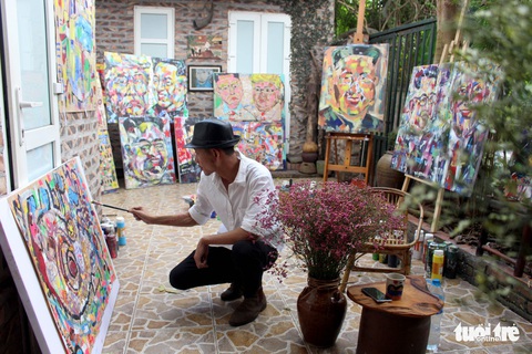 Lãnh đạo Mỹ và Triều Tiên trong thông điệp hòa bình của họa sĩ Việt - Ảnh 8. Lãnh đạo Mỹ và Triều Tiên trong thông điệp hòa bình của họa sĩ Việt - Ảnh 8.