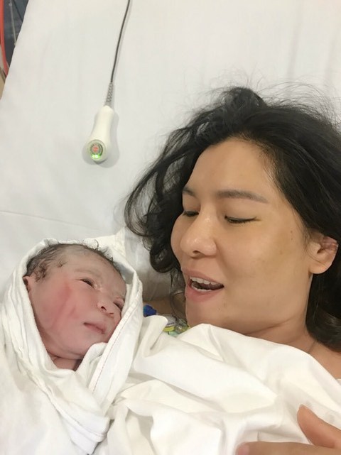 “Nữ hoàng tốc độ” Vũ Thị Hương làm mẹ - Ảnh 1. “Nữ hoàng tốc độ” Vũ Thị Hương làm mẹ - Ảnh 1.