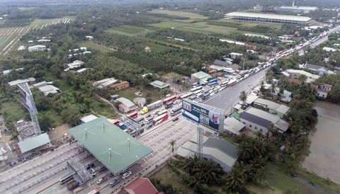 BOT Cai Lậy thu phí lại từ tháng 3: DN hi vọng tài xế hợp tác - Ảnh 1. BOT Cai Lậy thu phí lại từ tháng 3: DN hi vọng tài xế hợp tác - Ảnh 1.