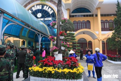 Ga Đồng Đăng sẵn sàng đón Chủ tịch Triều Tiên Kim Jong Un - Ảnh 7. Ga Đồng Đăng sẵn sàng đón Chủ tịch Triều Tiên Kim Jong Un - Ảnh 7.