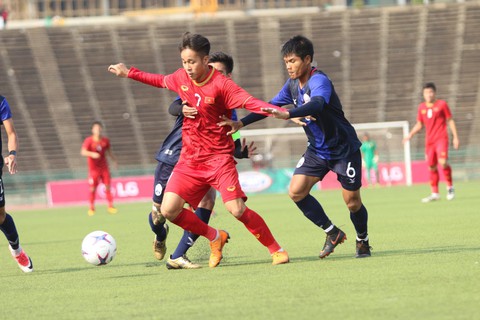 Đá bại U22 Campuchia, U22 Việt Nam đoạt HCĐ Giải U22 Đông Nam Á - Ảnh 1. Đá bại U22 Campuchia, U22 Việt Nam đoạt HCĐ Giải U22 Đông Nam Á - Ảnh 1.