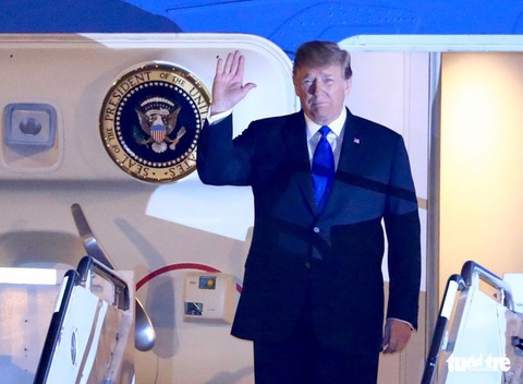Tổng thống Mỹ Donald Trump đã trở lại Việt Nam - Ảnh 1. Tổng thống Mỹ Donald Trump đã trở lại Việt Nam - Ảnh 1.