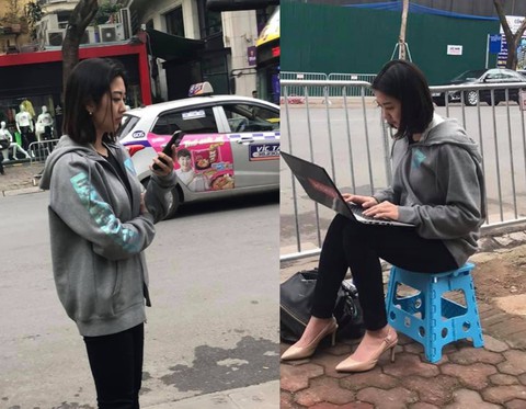 Sốt với thần thái phóng viên Hàn đưa tin thượng đỉnh Mỹ - Triều - Ảnh 5. Sốt với thần thái phóng viên Hàn đưa tin thượng đỉnh Mỹ - Triều - Ảnh 5.