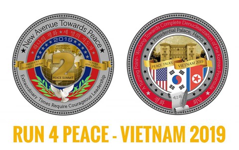 Chạy vì hòa bình hưởng ứng Hội nghị thượng đỉnh Mỹ - Triều - Ảnh 1. Chạy vì hòa bình hưởng ứng Hội nghị thượng đỉnh Mỹ - Triều - Ảnh 1.