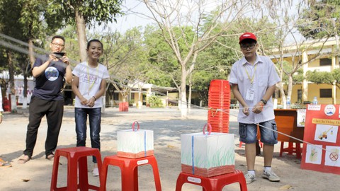 Học sinh tự thiết kế ngày hội STEM - Ảnh 1. Học sinh tự thiết kế ngày hội STEM - Ảnh 1.