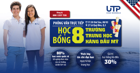 Học bổng lên đến 30% từ 8 trường trung học Mỹ - Ảnh 1. Học bổng lên đến 30% từ 8 trường trung học Mỹ - Ảnh 1.