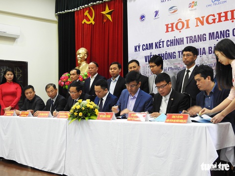 Hải Phòng quyết hạ thổ cáp viễn thông - Ảnh 1. Hải Phòng quyết hạ thổ cáp viễn thông - Ảnh 1.
