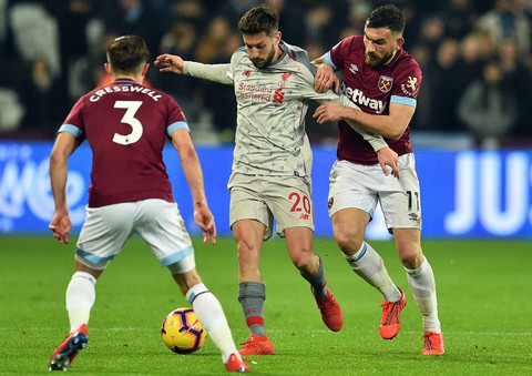 Hòa West Ham, Liverpool chỉ còn hơn Manchester City 3 điểm - Ảnh 2. Hòa West Ham, Liverpool chỉ còn hơn Manchester City 3 điểm - Ảnh 2.