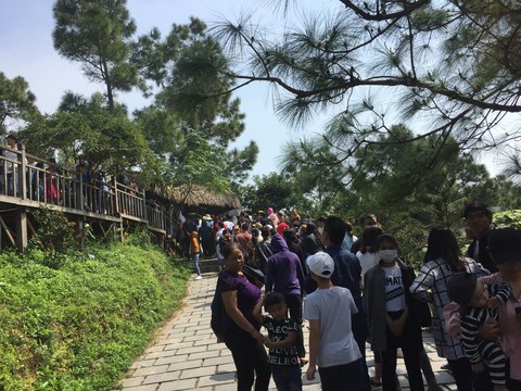 Dòng người chen chân viếng mộ Đại tướng mùng 4 tết - Ảnh 1. Dòng người chen chân viếng mộ Đại tướng mùng 4 tết - Ảnh 1.