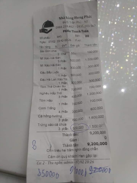 Đoàn khách Malaysia bị chém 500.000 đồng/phần trứng xào cà chua tại Nha Trang - Ảnh 1. Đoàn khách Malaysia bị chém 500.000 đồng/phần trứng xào cà chua tại Nha Trang - Ảnh 1.