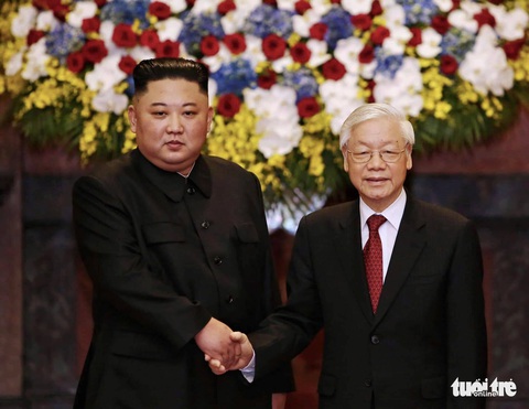 Tổng bí thư, Chủ tịch nước Nguyễn Phú Trọng hội đàm với Chủ tịch Kim Jong Un - Ảnh 2. Tổng bí thư, Chủ tịch nước Nguyễn Phú Trọng hội đàm với Chủ tịch Kim Jong Un - Ảnh 2.