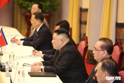 Tổng bí thư, Chủ tịch nước Nguyễn Phú Trọng hội đàm với Chủ tịch Kim Jong Un - Ảnh 5. Tổng bí thư, Chủ tịch nước Nguyễn Phú Trọng hội đàm với Chủ tịch Kim Jong Un - Ảnh 5.