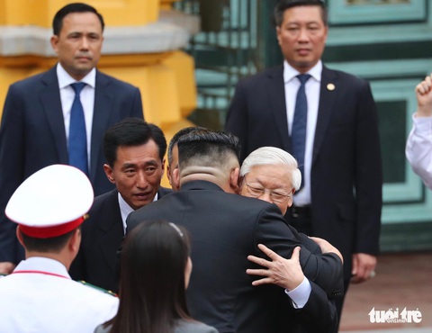 Tổng bí thư, Chủ tịch nước Nguyễn Phú Trọng hội đàm với Chủ tịch Kim Jong Un - Ảnh 6. Tổng bí thư, Chủ tịch nước Nguyễn Phú Trọng hội đàm với Chủ tịch Kim Jong Un - Ảnh 6.
