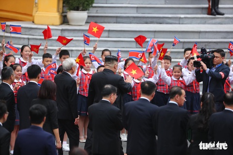Tổng bí thư, Chủ tịch nước Nguyễn Phú Trọng hội đàm với Chủ tịch Kim Jong Un - Ảnh 8. Tổng bí thư, Chủ tịch nước Nguyễn Phú Trọng hội đàm với Chủ tịch Kim Jong Un - Ảnh 8.