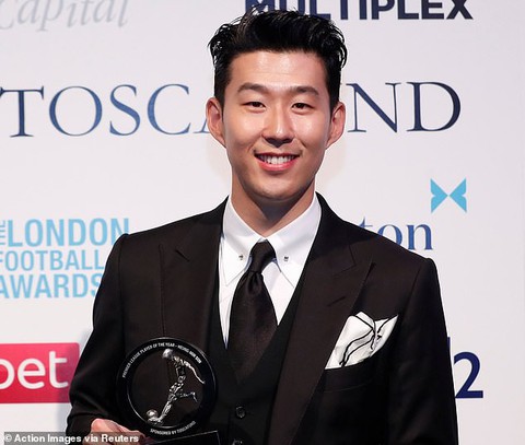Son Heung Min đoạt giải Cầu thủ Premier League xuất sắc nhất ở London - Ảnh 1. Son Heung Min đoạt giải Cầu thủ Premier League xuất sắc nhất ở London - Ảnh 1.