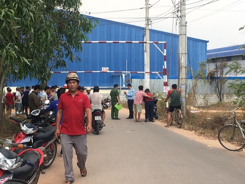Bám theo xe container tông đổ cây xanh bỏ chạy, bảo vệ bị rớt tử vong - Ảnh 1. Bám theo xe container tông đổ cây xanh bỏ chạy, bảo vệ bị rớt tử vong - Ảnh 1.