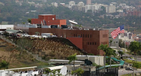 Căng thẳng leo thang khi Mỹ rút hết cán bộ ngoại giao khỏi Venezuela - Ảnh 1. Căng thẳng leo thang khi Mỹ rút hết cán bộ ngoại giao khỏi Venezuela - Ảnh 1.