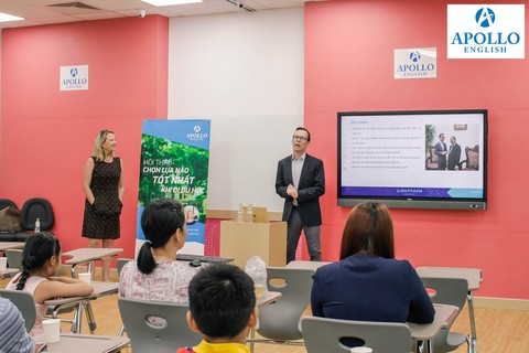 Ấn tượng lễ ra mắt trung tâm ứng dụng sáng tạo Apollo English - Ảnh 5. Ấn tượng lễ ra mắt trung tâm ứng dụng sáng tạo Apollo English - Ảnh 5.