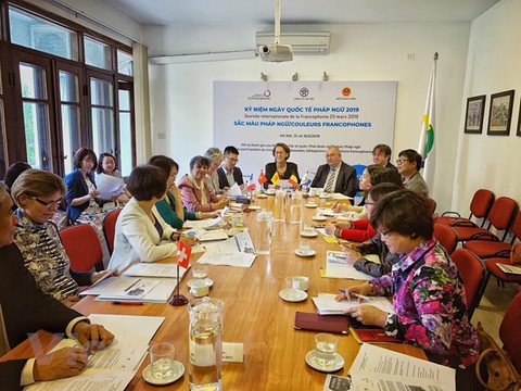 Sắc màu Pháp ngữ tôn vinh Ngày Quốc tế Pháp ngữ 2019 - Ảnh 1. Sắc màu Pháp ngữ tôn vinh Ngày Quốc tế Pháp ngữ 2019 - Ảnh 1.