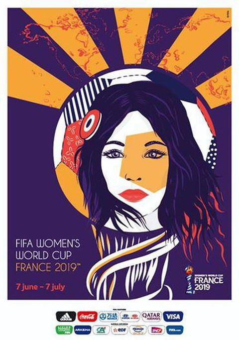 FIFA công bố poster chính thức của Giải vô địch bóng đá nữ thế giới 2019 - Ảnh 1. FIFA công bố poster chính thức của Giải vô địch bóng đá nữ thế giới 2019 - Ảnh 1.