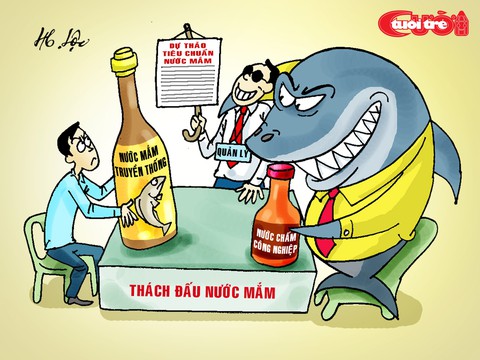 Biếm họa: cuộc chiến nước mắm - Ảnh 4. Biếm họa: cuộc chiến nước mắm - Ảnh 4.