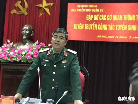 Rộng cửa hơn cho thí sinh nữ vào trường quân đội - Ảnh 1. Rộng cửa hơn cho thí sinh nữ vào trường quân đội - Ảnh 1.