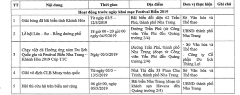 49 hoạt động Festival biển Nha Trang - Khánh Hòa 2019 - Ảnh 2. 49 hoạt động Festival biển Nha Trang - Khánh Hòa 2019 - Ảnh 2.