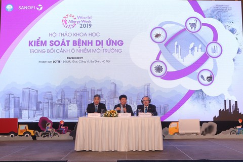 Hội thảo kiểm soát bệnh dị ứng trong bối cảnh ô nhiễm môi trường - Ảnh 1. Hội thảo kiểm soát bệnh dị ứng trong bối cảnh ô nhiễm môi trường - Ảnh 1.
